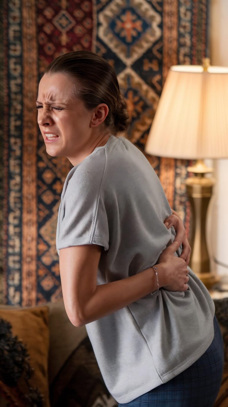woman-has-pn-her-back-lower-back